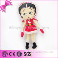 custom plush cartooom japanese girl toy doll for baby
